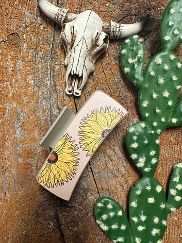 Yellow floral claw hair clip (sale)