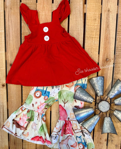 Farm girl bell set