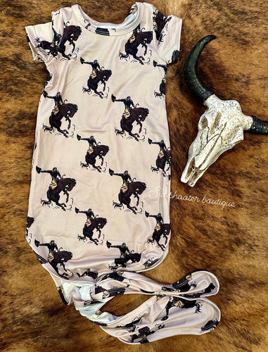 Bronc rider baby sleep sack