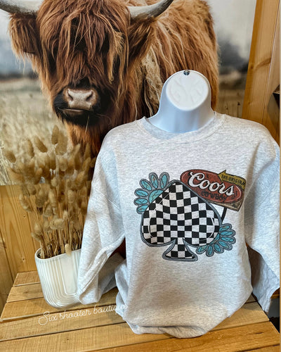 Coors cowboy sweatshirt