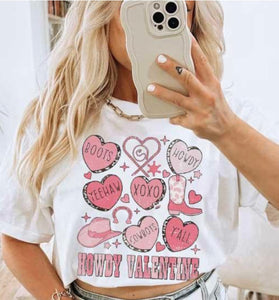 Howdy valentine tee (sale)