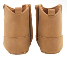 Load image into Gallery viewer, Pink and brown baby cowboy boots
