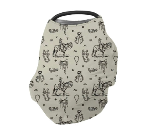 Ranch life baby car seat multi use cover