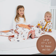 Load image into Gallery viewer, Life is better in boots baby/ toddler muslin blanket