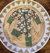 Load image into Gallery viewer, Duck hunting baby bamboo sleeper