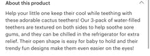 Load image into Gallery viewer, Cactus cutie baby teethers
