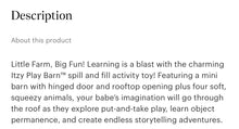 Load image into Gallery viewer, Itzy play barn