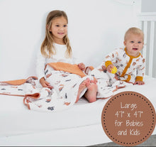 Load image into Gallery viewer, Life is better in boots baby/ toddler muslin blanket