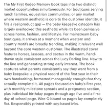 Load image into Gallery viewer, My first rodeo baby book of firsts