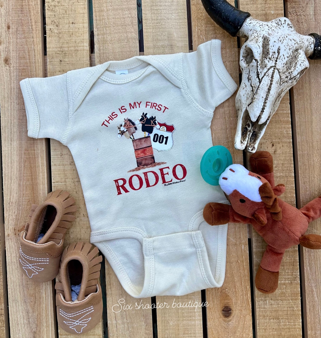 first rodeo baby onesie