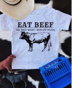 Eat beef kids tee