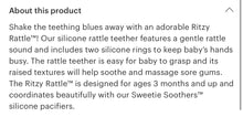 Load image into Gallery viewer, Highlander cow silicone teether rattle