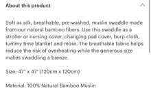 Load image into Gallery viewer, Longhorn muslin bamboo swaddle blanket