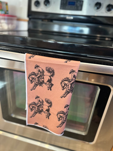 Bronc hand towel