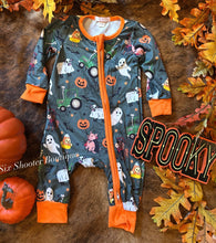 Load image into Gallery viewer, Farm animal Halloween baby sleeper