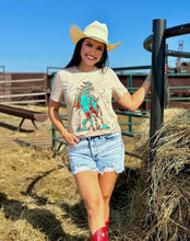 Load image into Gallery viewer, Sunset cowboy tee
