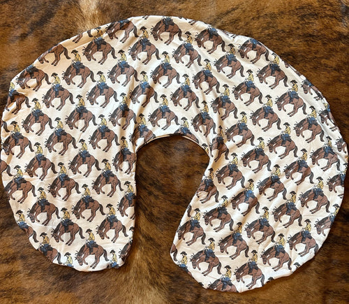 Let’s ride baby boppy pillow cover