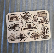 Load image into Gallery viewer, Farm kids wood puzzle