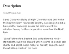 Load image into Gallery viewer, Cowboy night before Christmas book