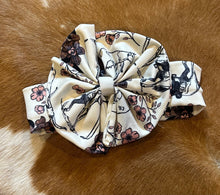 Load image into Gallery viewer, Cowgirl life baby headband bow