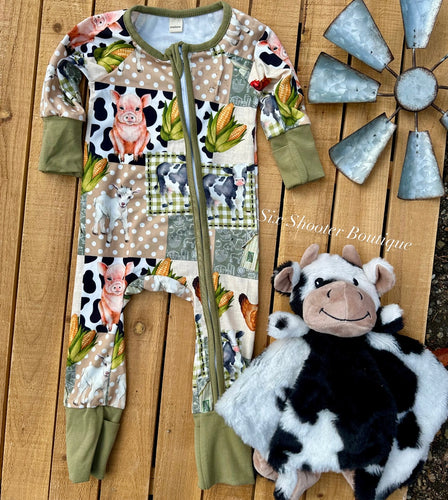 Farm boy baby sleeper