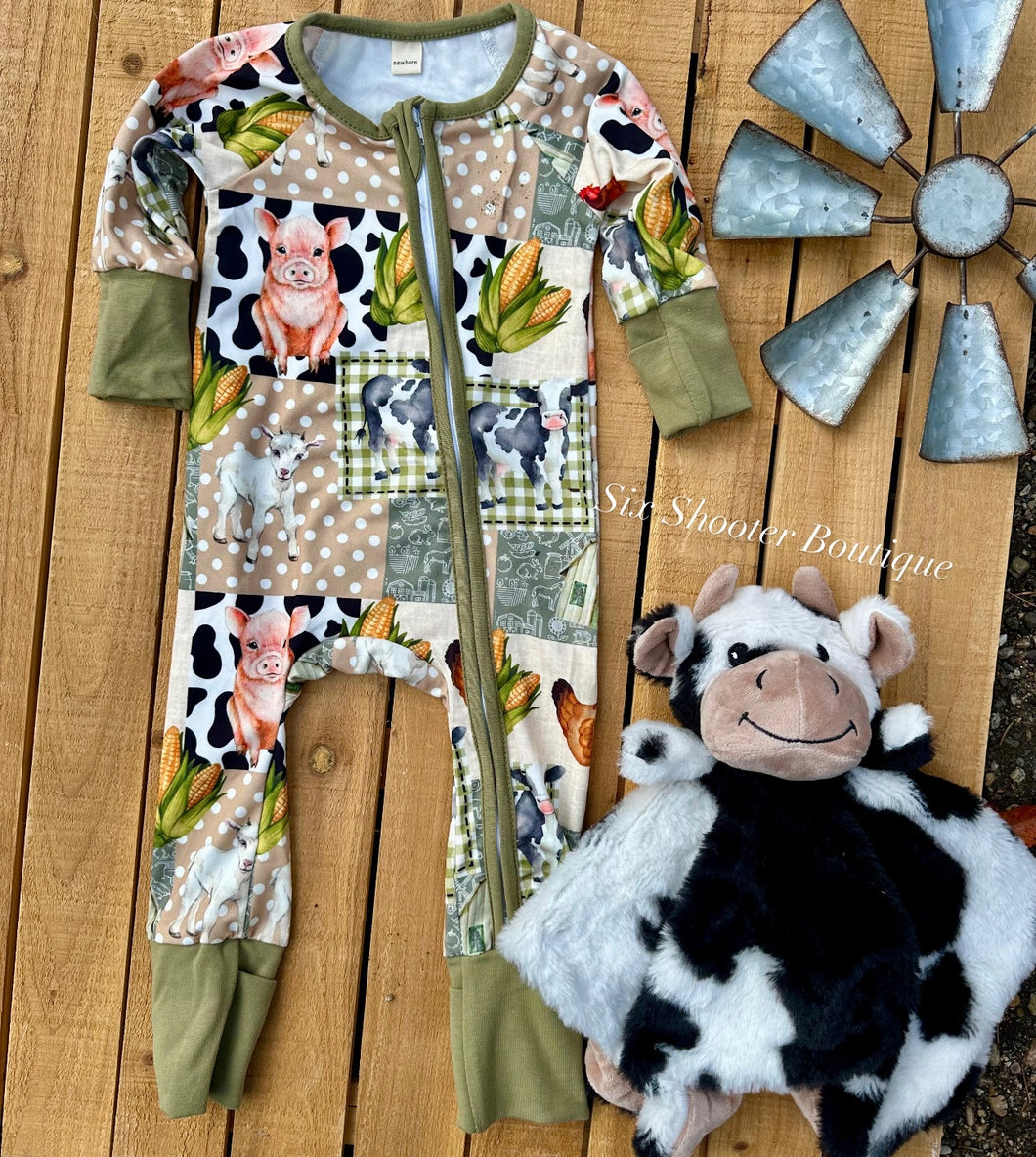 Farm boy baby sleeper