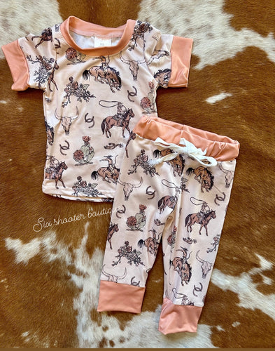 Ranchy kid pj set