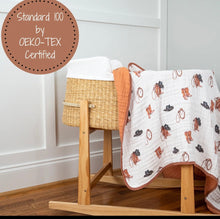 Load image into Gallery viewer, Life is better in boots muslin cotton kid/ baby blanket