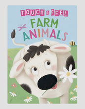 Load image into Gallery viewer, Farm animals touch and feel book