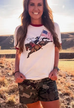 Load image into Gallery viewer, Dust and glory ringer tee