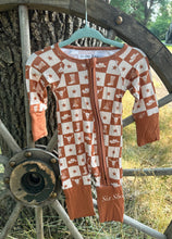 Load image into Gallery viewer, Rust and ranch baby bamboo sleeper