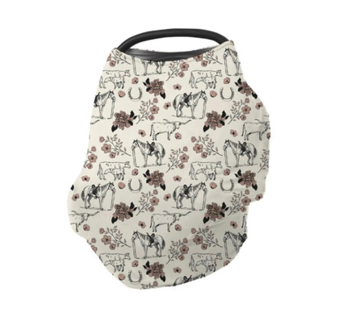 Cowgirl life car seat cover multi use