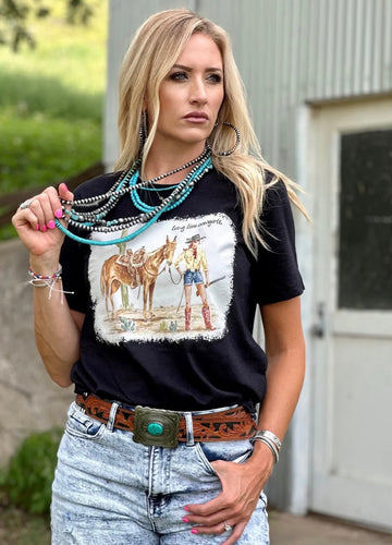 Long live cowgirls tee