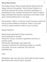 Load image into Gallery viewer, Happy cactus twist and snack container for on the go!
