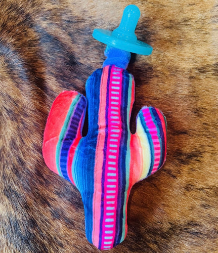Serape cactus baby pacifier