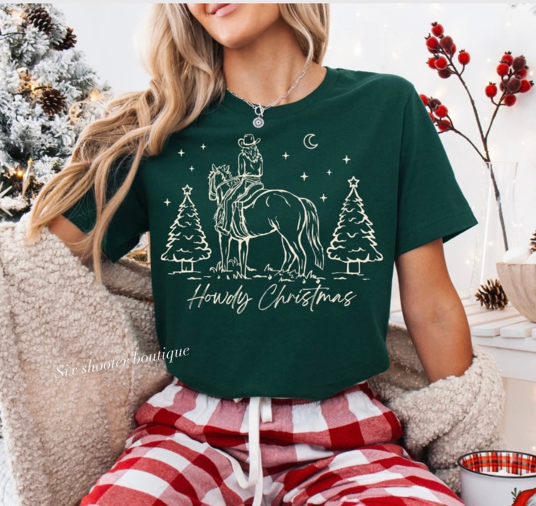 Howdy Christmas tee (sale)