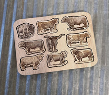 Load image into Gallery viewer, Western kids cow puzzle