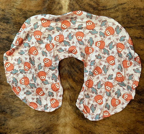Highlander cactus baby boppy pillow cover