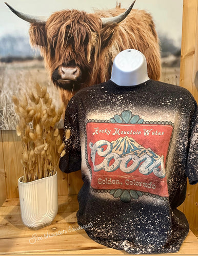 Bleached Rocky Mountain tee
