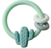 Load image into Gallery viewer, Ritzy cactus baby rattle