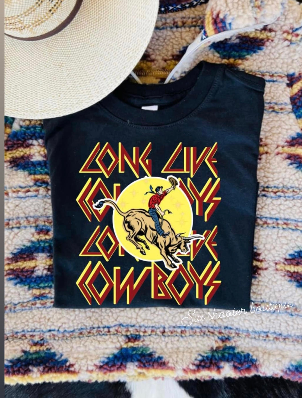 Long live cowboys kids tee