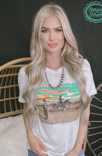 In the round pen tee