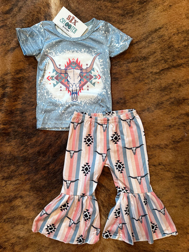 Cowskull Aztec bell set