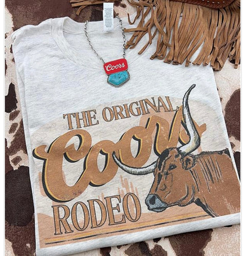 The original coors rodeo bull tee