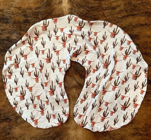 Highlander cactus baby boppy pillow cover