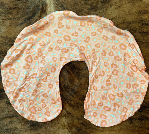Cheetah baby boppy pillow cover