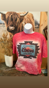 Red Rocky Mountain coors tee