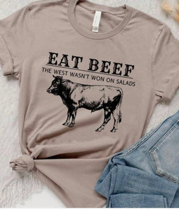 Eat beef tee