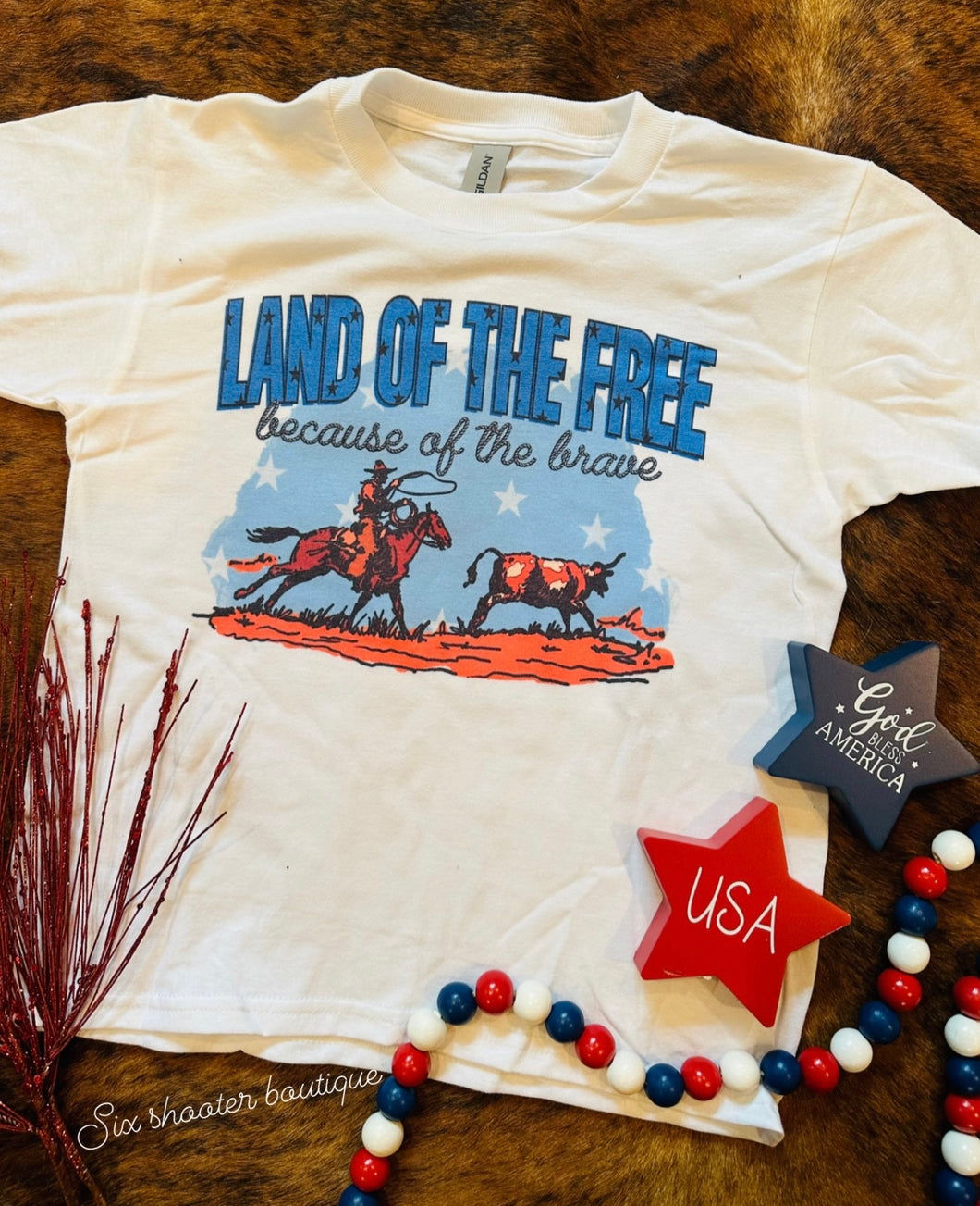 Land of the free kids (sale)youth tees