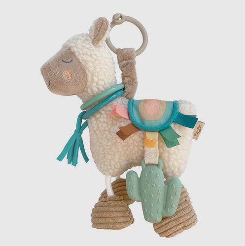Llama plush teether car seat toy